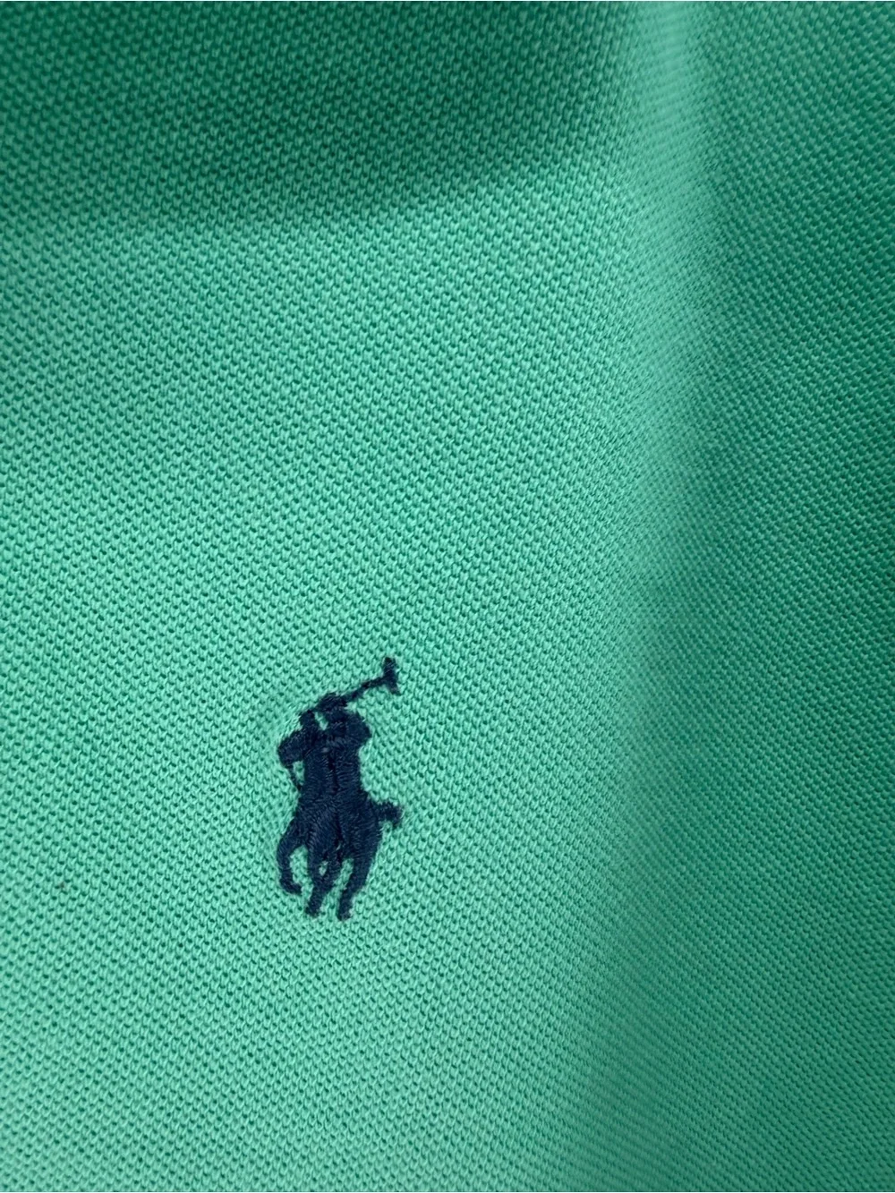 Ralph Lauren Polo Short Sleeve Tee in Mint Green with Navy Pony